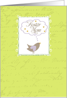 Foster Mom - Thinking of U with love card