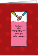 Perfect Lesbian Partners - Happy Birthday card