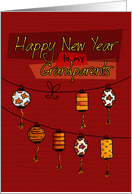 to Grandparents - Chinese New Year card