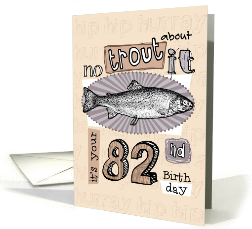 No trout about it - 82 years old card (851058)