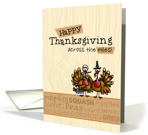 Happy Thanksgiving - Across the Miles card (851603)