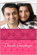 Hot Mehndi Trio - Diwali Custom Photo card