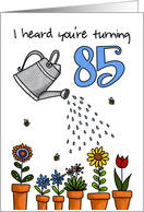Wet My Plants - 85th Birthday card