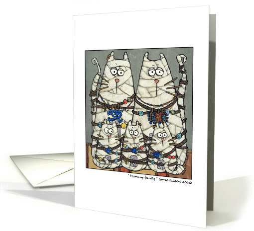 Mummy Cat Family card (91753)