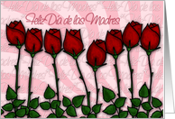 Feliz Da de las Madres - roses - Happy Mother’s Day Card in Spanish card
