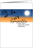 Loss of Stepson - Sympathy card