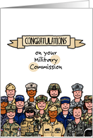 Congratulations - Military Commission card