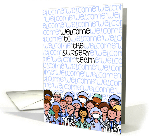 Welcome to the Surgery Team card (943450)
