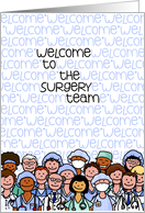 Welcome to the Surgery Team card