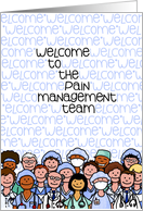 Welcome to the Pain Management Team card