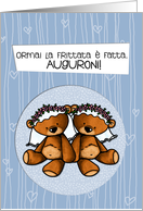 Italian Wedding Congratulations - Lesbian card