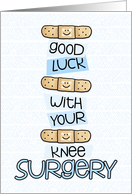 Knee Surgery - Bandage - Get Well card