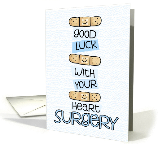 Heart Surgery - Bandage - Get Well card (974297)