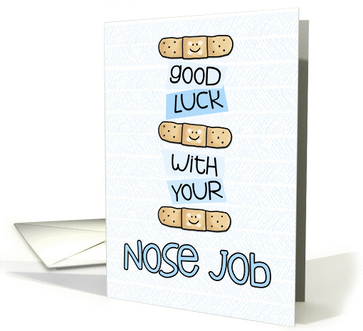 Nose Job - Bandage - Get Well card (974615)