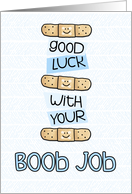 Boob Job - Bandage - Get Well card