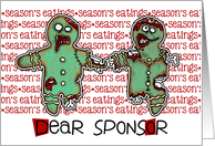 for sponsor - Zombie Christmas - Season’s Eatings card