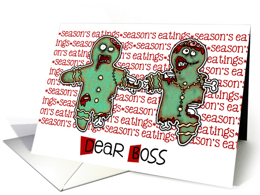 for Boss - Zombie Christmas - Season's Eatings card (992495)