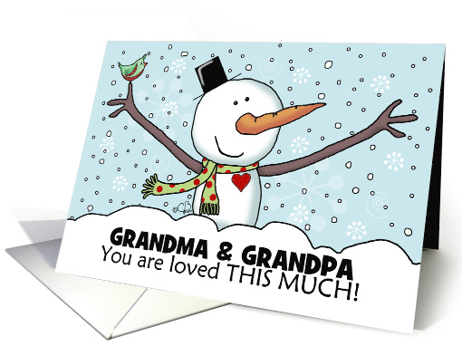 Snowman Outstretched Limbs Customizable Christmas for... (1320920)