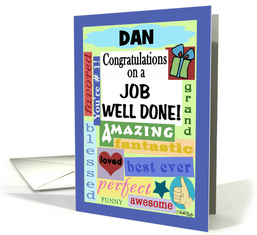 Customizable Congratulations Job Well Done Subway Art... (1357380)