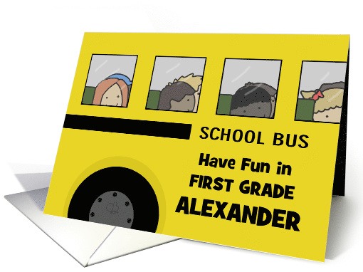 Customizable Name Back to School for 1st Grader School... (1391554)