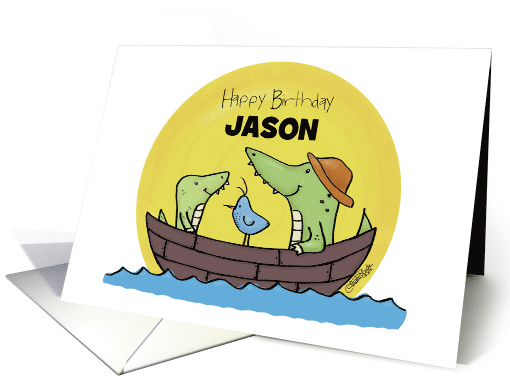 Customizable Name Happy Birthday Little Brother Jason Two... (1429416)