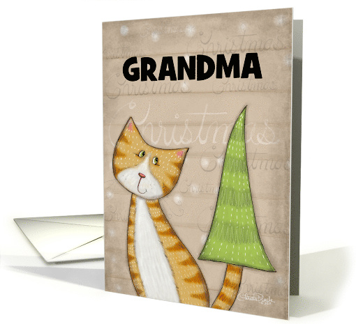 Customized Merry Christmas for Grandma Cat with Christmas... (1493086)