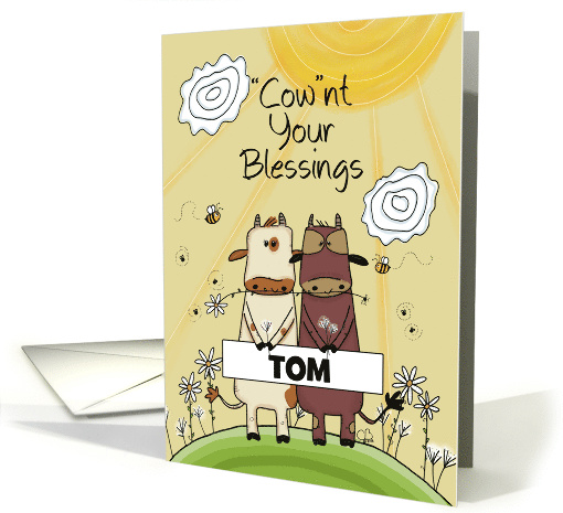Customizable Name Birthday for Tom Cows and Sign Cownt... (1530162)