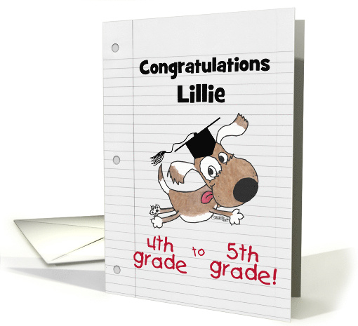Personalized Congratulations on Graduating Fourth Grade... (1570320)