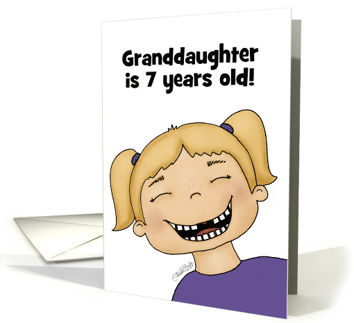Customizable Birthday Granddaughter 7 year old Girl No... (1588732)