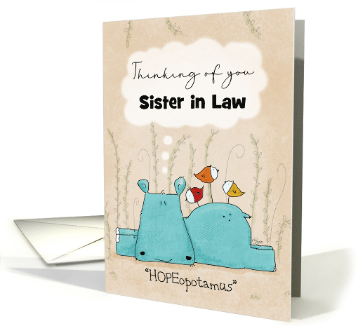 Customizable Thinking of You Get Well Soon Sister in Law... (1740666)