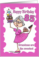 Granny Sweets- 85th Birthday card