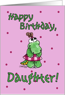 Little Alligator Girl-Birthday Daughter card