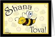 Rosh Hashanah-Shana Tova -Bee card