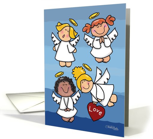 Happy Birthday -Love Angels card (562908)