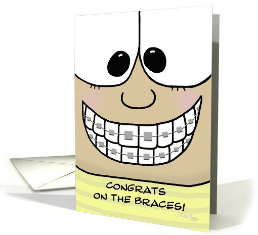 Congratulations on Getting Braces card (567415)