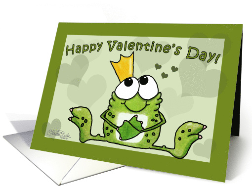 Happy Valentine's Day Frog Prince card (757854)