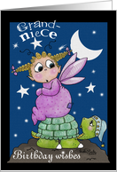 Grandniece’s Birthday Baby Fairy and Turtle card