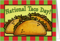 National Taco Day!-Three Tacos card