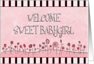Sweet Babygirl card
