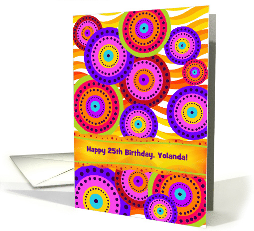 Custom Front Festive Birthday card (1407994)