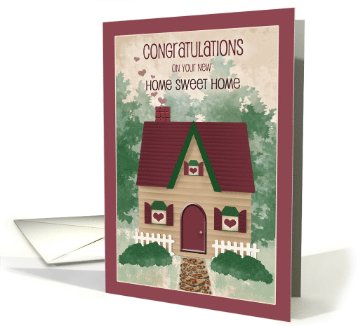 Home Sweet Home Congratulations on New Home card (215337)