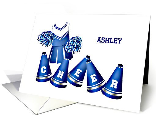 Customizable Cheer Leading card (878325)