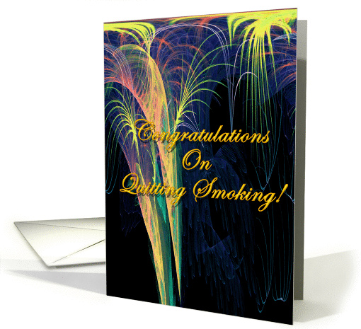 Congratulations On Quitting Smoking - Verse Inside card (105807)