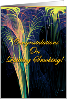 Congratulations On Quitting Smoking - Verse Inside card