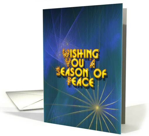Wishing You A Season Of Peace  - Verse Inside card (119547)