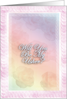 Will You Be My Usher? - Blank Inside card