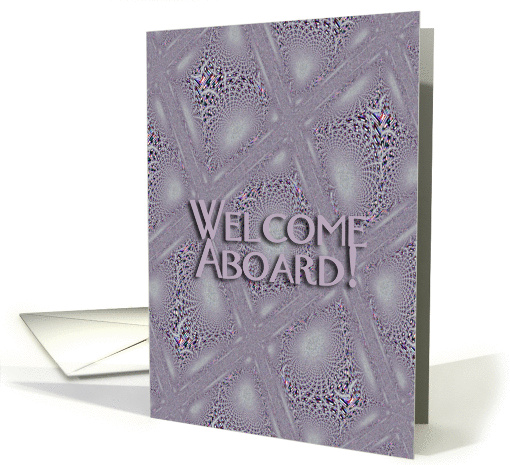 Welcome Aboard! - Blank Inside card (184053)