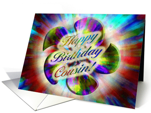 Happy Birthday Cousin! - Verse Inside card (294407)
