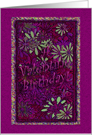 Valentine Birthday! - Verse Inside card