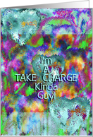 Take Charge Kinda Guy! - Verse Inside card